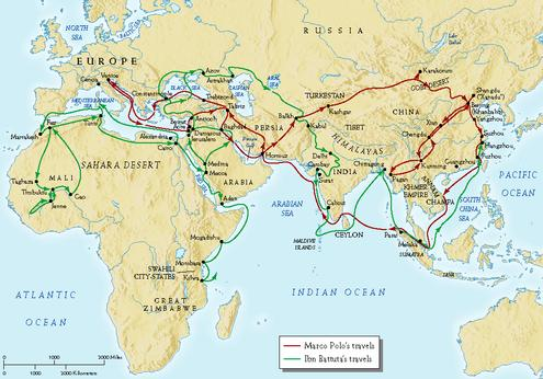 marco polo and ibn battuta trade routes